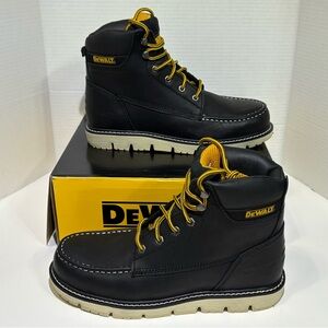 DEWALT Men's Flex Moc 6 in. Work Boots - Soft Toe- Black Pitstop Men’s Size 10.5